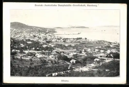 AK Albany, Aerial view of Albany