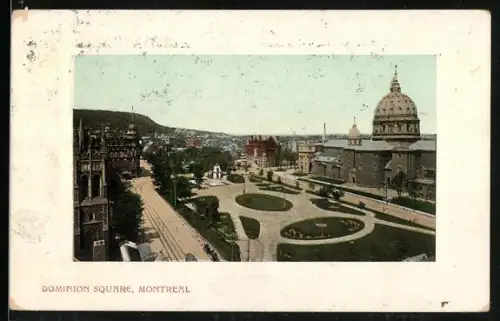 AK Montreal, View of Dominion Square