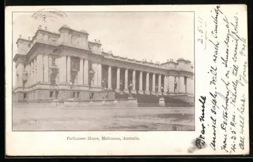 AK Melbourne, Parliament House