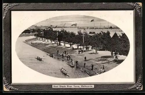 AK Melbourne, Boat Sheds River Yarra