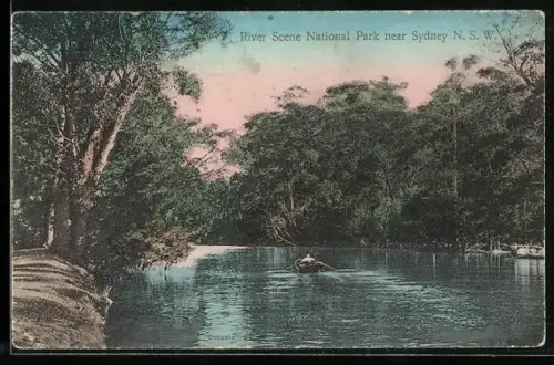 AK Sydney /N. S. W., River Scene National Park