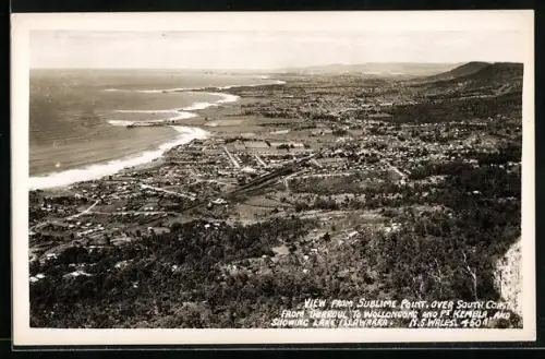 AK N. S. Wales, View from Sublime Point over South Coast