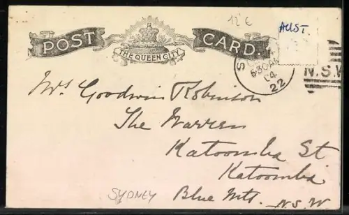 AK Sydney, St. Andrew`s Anglican Cathedral, Strassenbahn