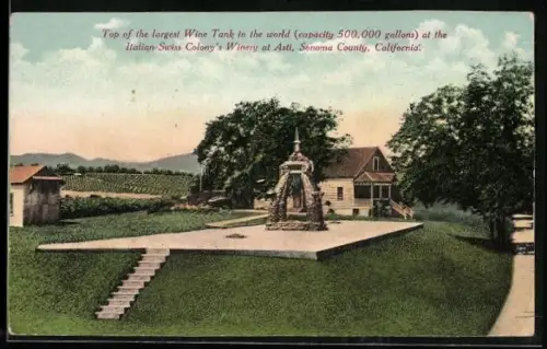 AK Asti, CA, Italian-Swiss Colony`s Winery in Sonoma County