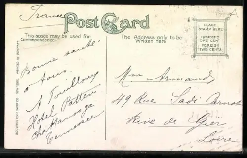 AK Cravens House, TN, Palisades and Cravens House, lookout mountain showing Iowa and New York Monument