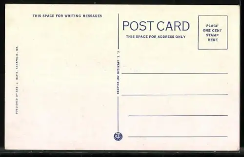 AK Annapolis, MD, Airplane view of U.S. Naval Academy, showing naval hospital