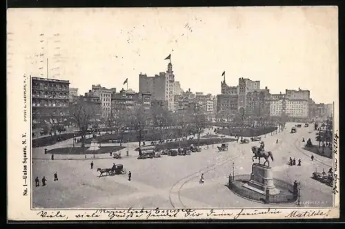 AK New York, NY, Union Square