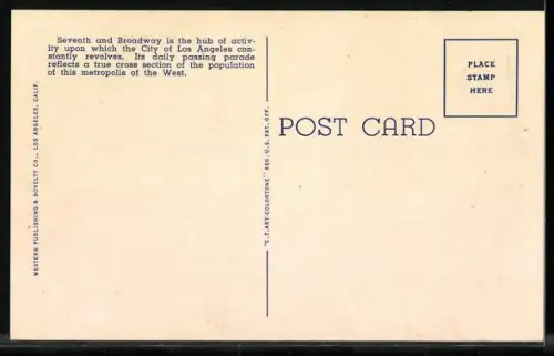 AK Los Angeles, CA, Daily crowds, Seventh and Broadway