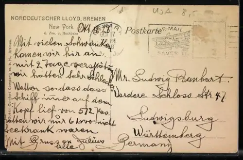 AK New York, NY, 6. Ave. und Hochbahn