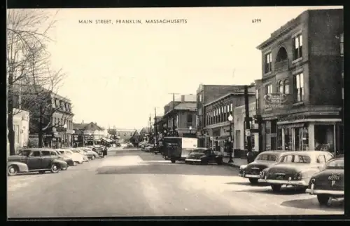 AK Franklin, MA, View of the Main Street