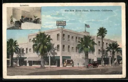 AK Riverside, CA, The New Hotel Plaza, Interior view