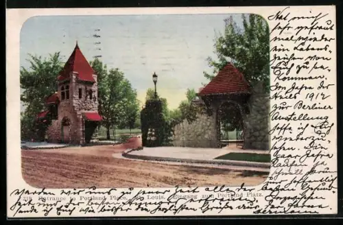 AK St. Louis, MO, Entrance to Portland Place