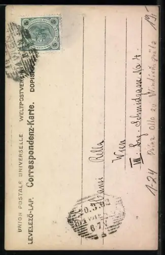 AK Erzherzogin Elisabeth von Österreich u. Prinz Otto zu Windisch-Graetz in Uniform