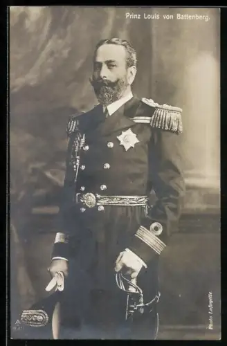 AK Prinz Louis von Battenberg in Uniform