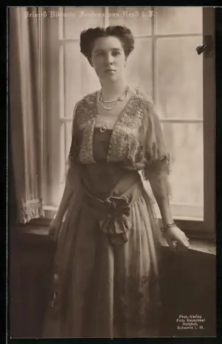 AK Prinzess Viktoria Feodora von Reuss j. L.