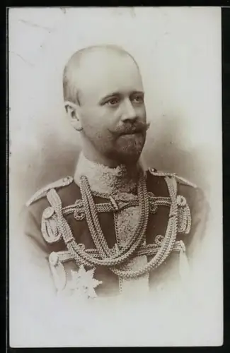 AK Fürst Christian-Ernst zu Stolberg-Wernigerode in Husaren-Uniform