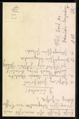 Foto-AK Fürst Ernst zu Hohenlohe-Langenburg in Uniform mit Rot-Kreuz-Armbinde und EK II 1914