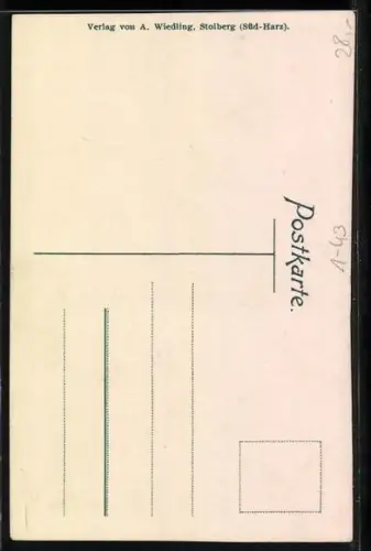 AK Prinzessin Imagina zu Stolberg-Wenigerode mit einem Esel