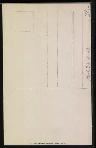 Foto-AK Hugo Erfurth: Kronprinz Georg von Sachsen im Reitanzug