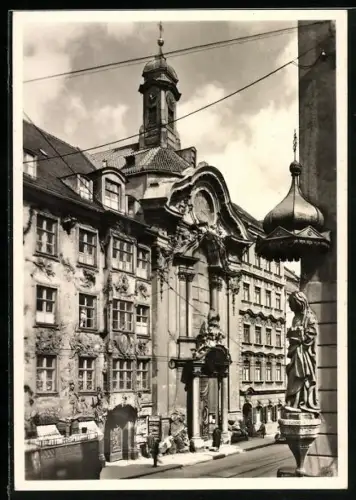 Foto-AK Walter Hege: München, Johann von Nepomuk-Kirche
