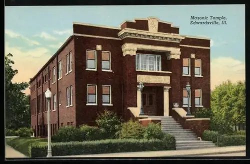 AK Edwardsville, IL, Masonic Temple