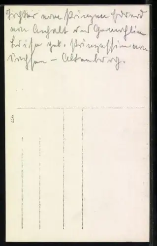 AK Prinzessin Marie Auguste von Anhalt mit Hut