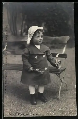 AK Prinz Wolfgang von Anhalt als Kleinkind