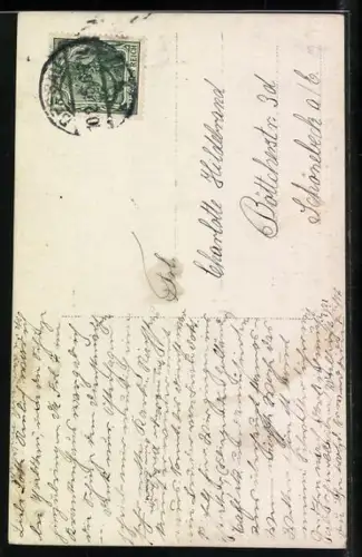 AK Prinz Wolfgang von Anhalt als Kleinkind