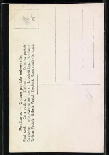 AK Die Kinder von Hohenlohe-Langenburg 1906