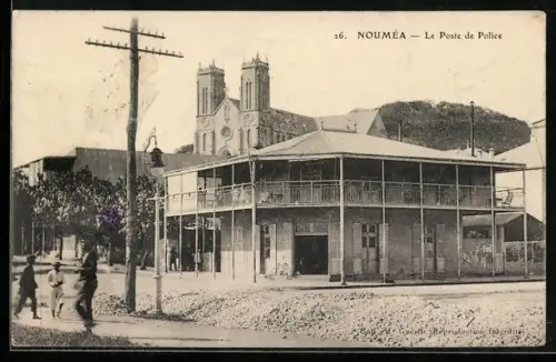 AK Nouméa, Le Poste de Police