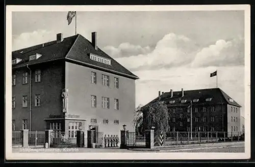 AK Küstrin, Partie an der Stülpnagelkaserne, 