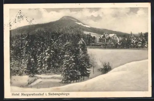 AK Margarethenhof i. Siebengebirge, Hotel im Winter