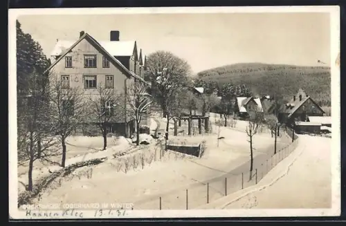 AK Bockswiese, Ortspartie im Winter