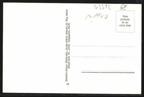 AK Clausthal-Zellerfeld /Oberharz, Ortsansicht mit grossem Gebäude