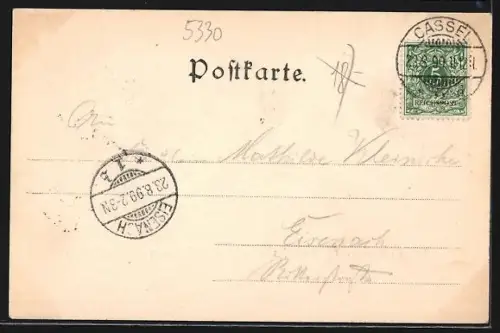 AK Königswinter, Blick auf Nonnenwerth und Drachenfels