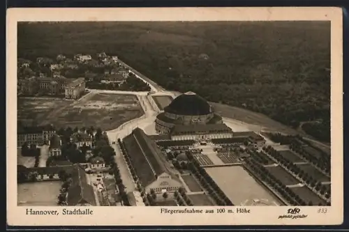 AK Hannover, Blick auf die Stadthalle