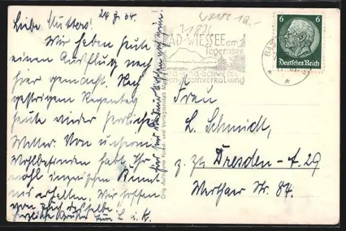 AK Bad Wiessee, Totale des Ortes gegen Tegernsee