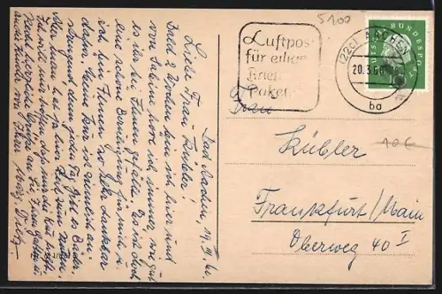 AK Aachen-Burtscheid, Abteitor, Burtscheider Kurgarten, Landesbad u. Schwertbad, Burtscheider Markt