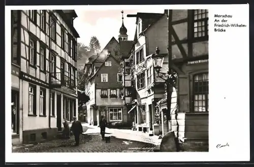 AK Monschau, An der Friedrich Wilhelm-Brücke