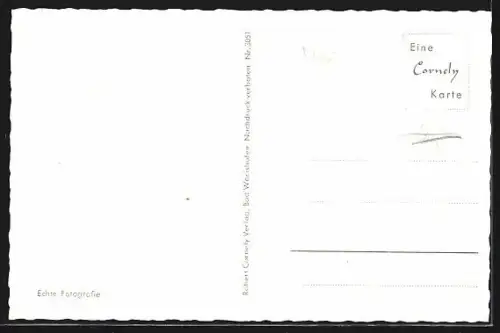 AK Monschau /Eifel, Über den Dächern der Stadt