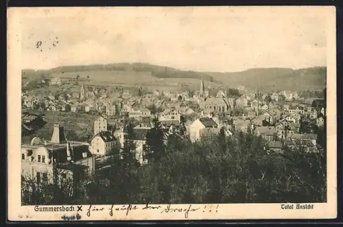 AK Gummersbach, Totalansicht von oben