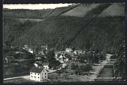 AK Dedenborn /Eifel, Blick auf den Ort mit umliegenden Wäldern