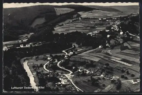 AK Dedenborn i. Eifel, Fliegeraufnahme der Ortschaft