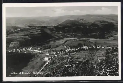 AK Einruhr-Pleushütte / Eifel, Totalansicht aus der Vogelschau