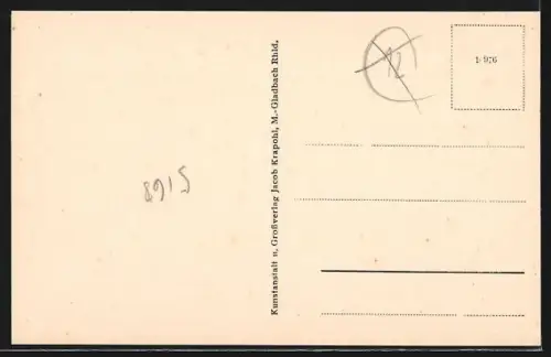 AK Nideggen /Eifel, Blick auf den Rittersaal mit Brunnen