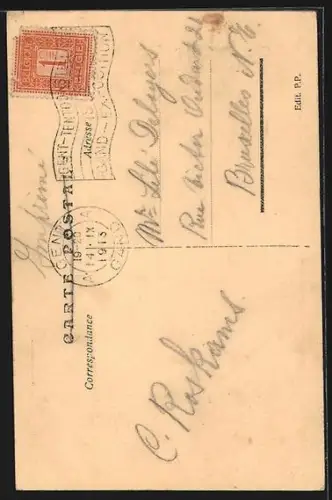 AK Gand / Gent, Ausstellung 1913, Ross der vier Haimonskinder