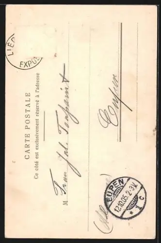 AK Liége, Exposition Universelle de Liége 1905, Entrée Principale, Ausstellung