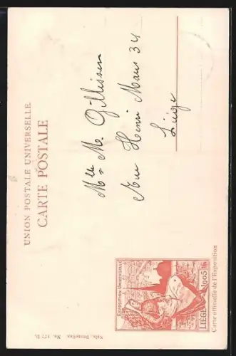 AK Liége, Exposition Universelle de Liége 1905, Entrée de Fétinnes, Ausstellung