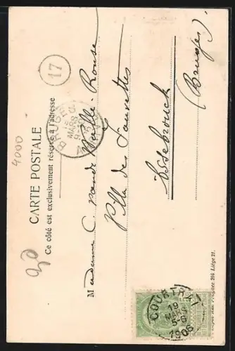 AK Liége, Exposition Universelle et Internationale 1905, Le Palais de la Ville de Liége, Ausstellung