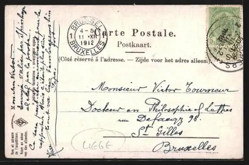 AK Liége, Exposition Universelle 1905, Restaurant Haute Baviere, Hackerbräu